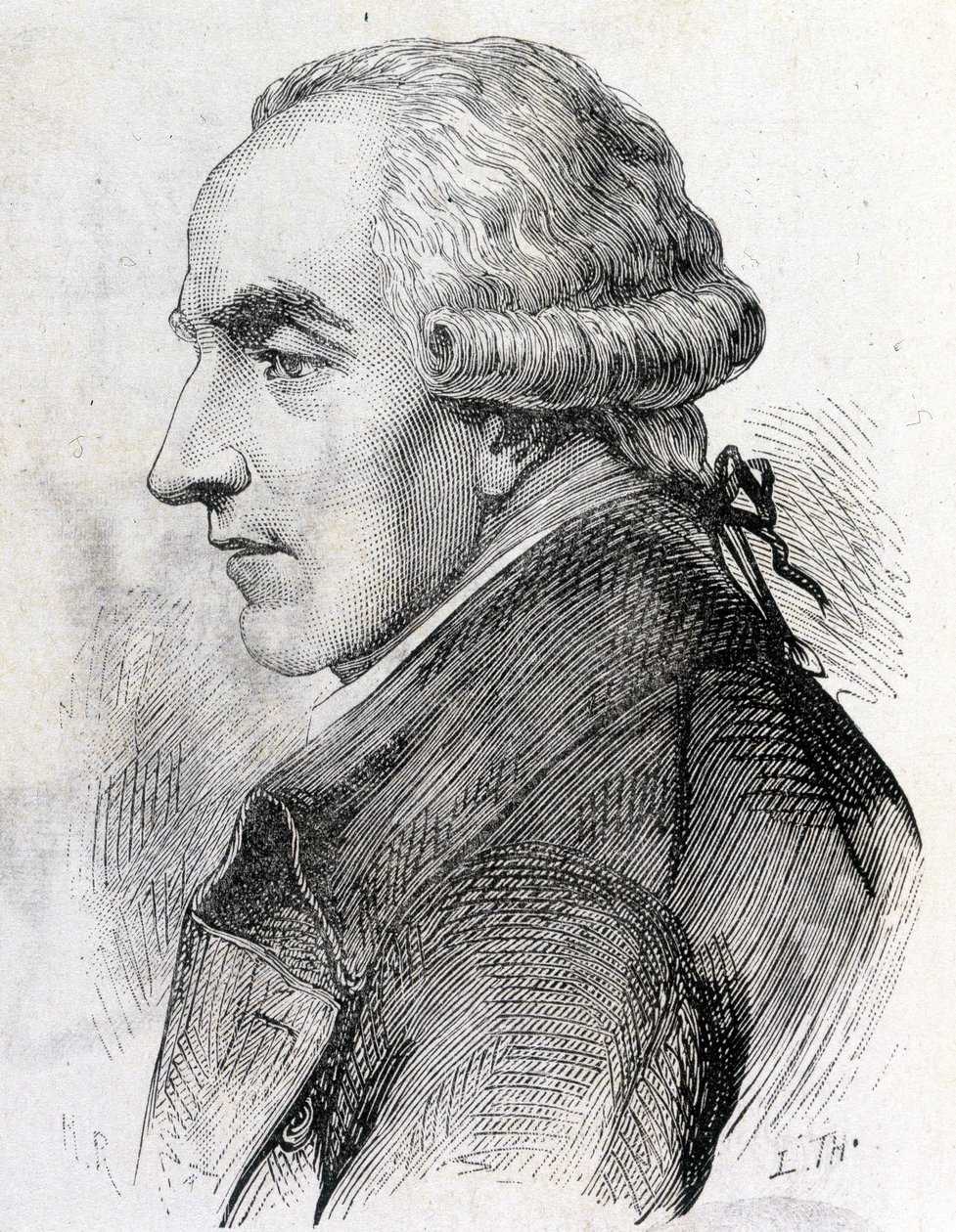 フランスの天文学者、数学者、物理学者であるピエール・シモン・ド・ラプラス（Pierre Simon de Laplace, 1747 - 1827）の肖像画（1896年の "Album de la Science; illustrious scientists; Great discoveries "所収）。 作： フランス語学校