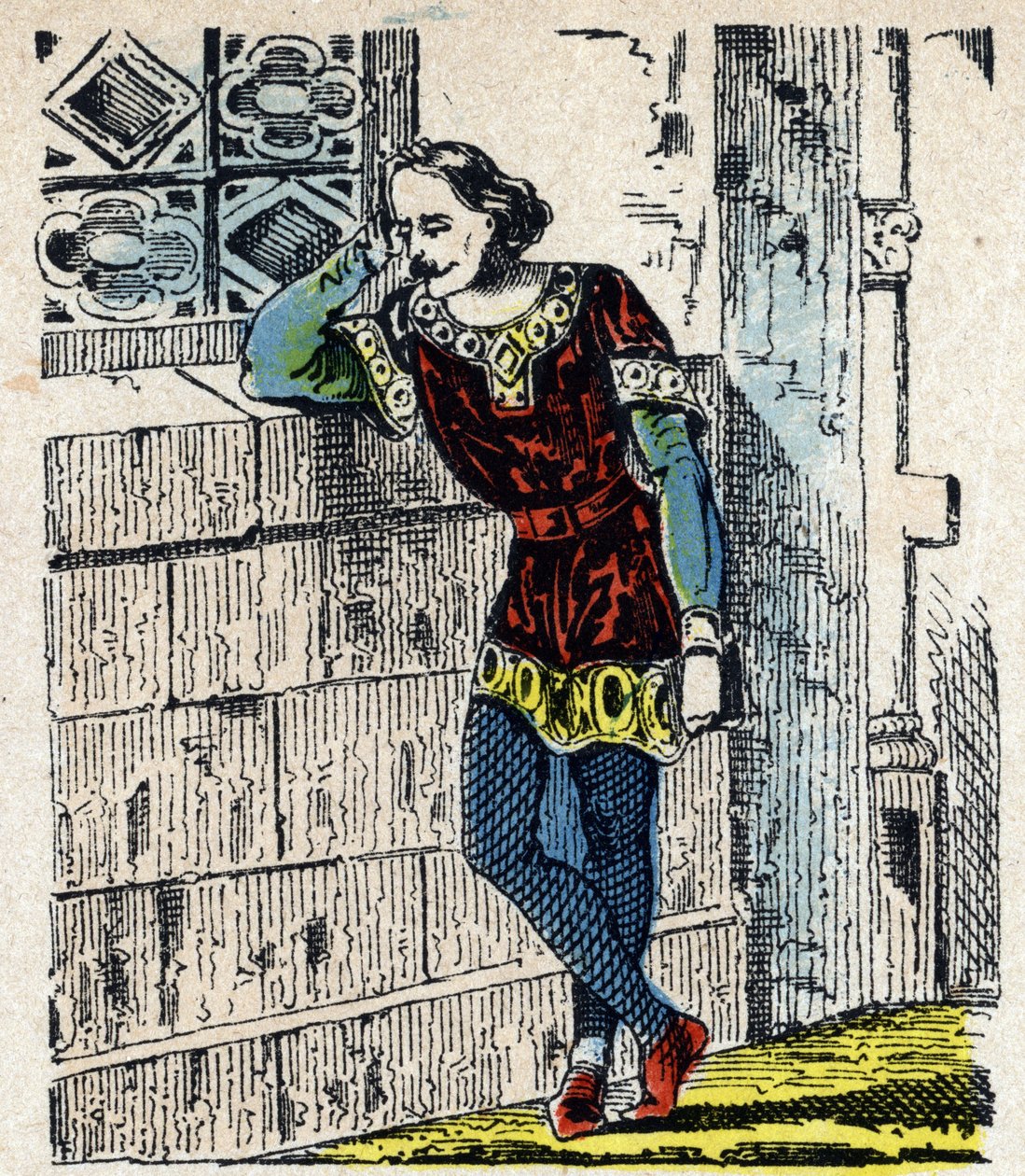 Porträt von Prinz Karl von Niederlothringen (Karl I. von Lothringen) (953-991) in Orleans eingeschlossen 991 von French School