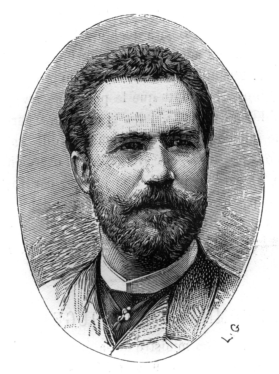 スペインのテノール歌手、セバスチャン・ジュリアン・ガヤール・ガルジョン（1844-1890）の肖像。3月20日付「Le Monde Illustré」に掲載された図版 作： フランス語学校