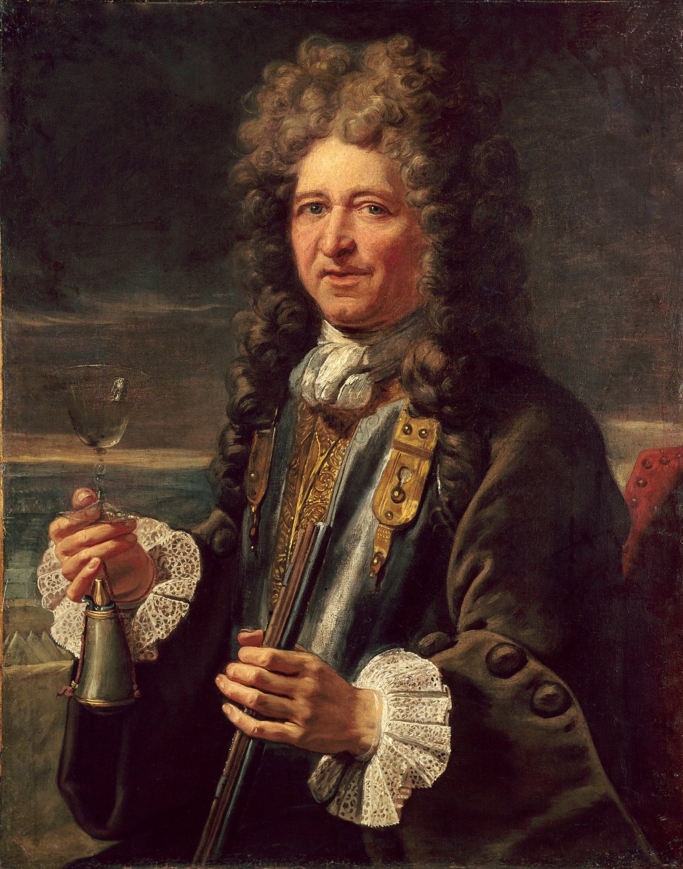 フランスの牧童であるヴォバン卿のセバスチャン・ザ・プレストル（1633-1717）の肖像。フランス派の無名の絵画。ヴェルサイユ。Musee Du Chateau - ヴォーバン領主セバスチャン・ル・プレストル（1633-1717）、フランスの元帥の肖像。の無名の絵画。 作： フランス語学校