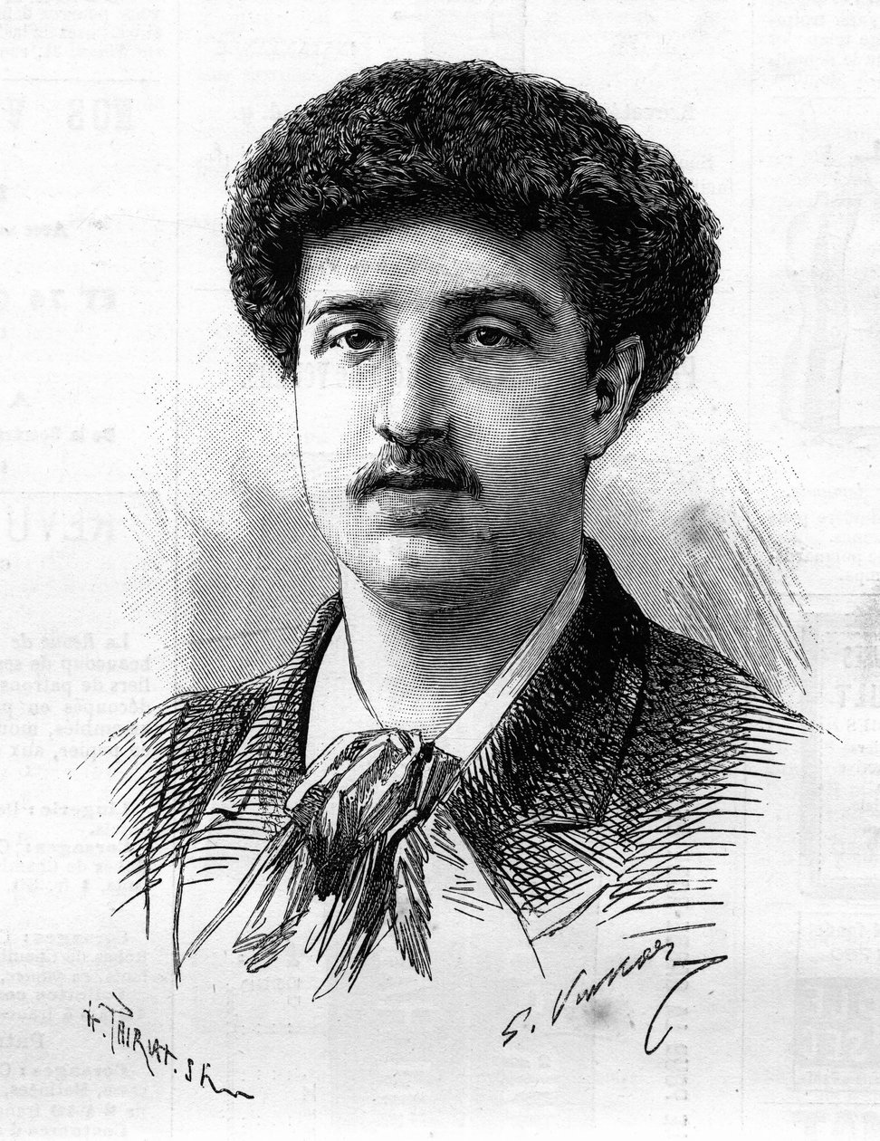 ジュール・ボビヨ軍曹（1860-1885）のポートレート。 作： フランス語学校