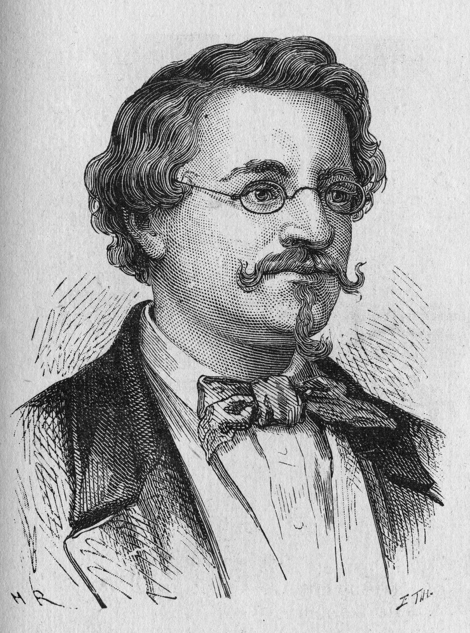 化学者Wilhem Hofmannの肖像 - "Album of Science; illustrious scientists; Great discoveries" 1896年。 作： フランス語学校