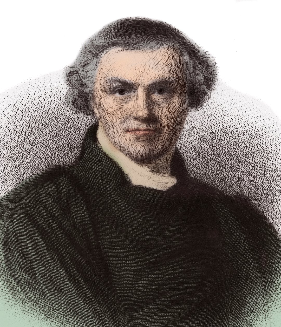 イギリスの哲学者で歴史家のウィリアムウェウェル（1794-1866）の肖像。 作： フランス語学校