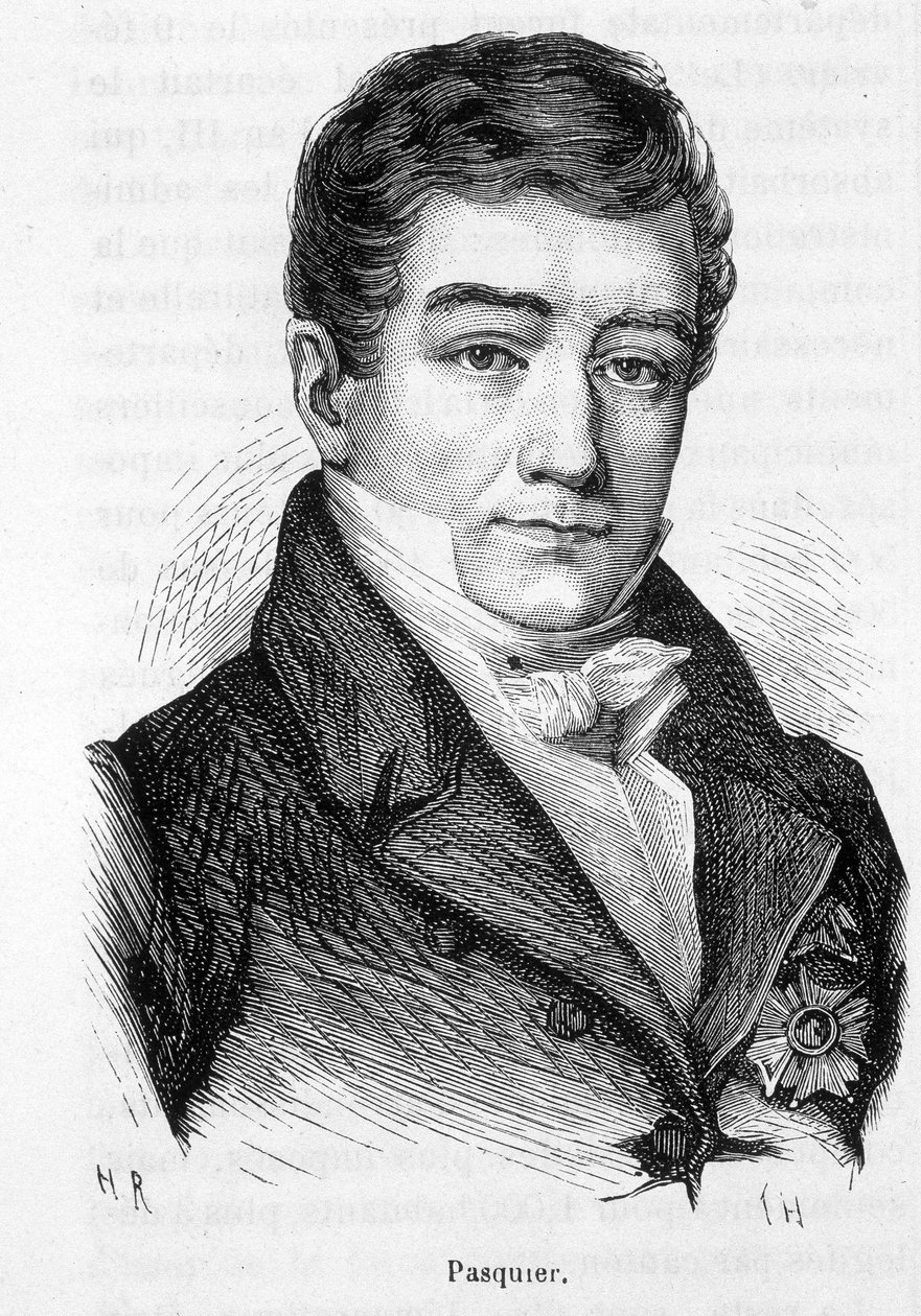 フランスの政治家（1767年～1862年）の肖像。- アンリ・マルタン著『フランス史』所収 作： フランス語学校
