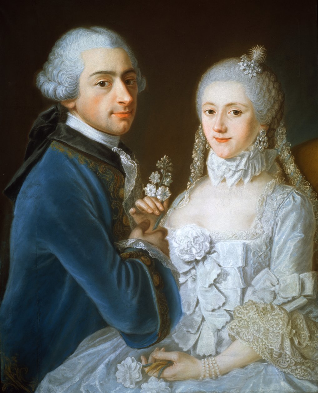 夫婦の肖像、1752年 作： フランス語学校
