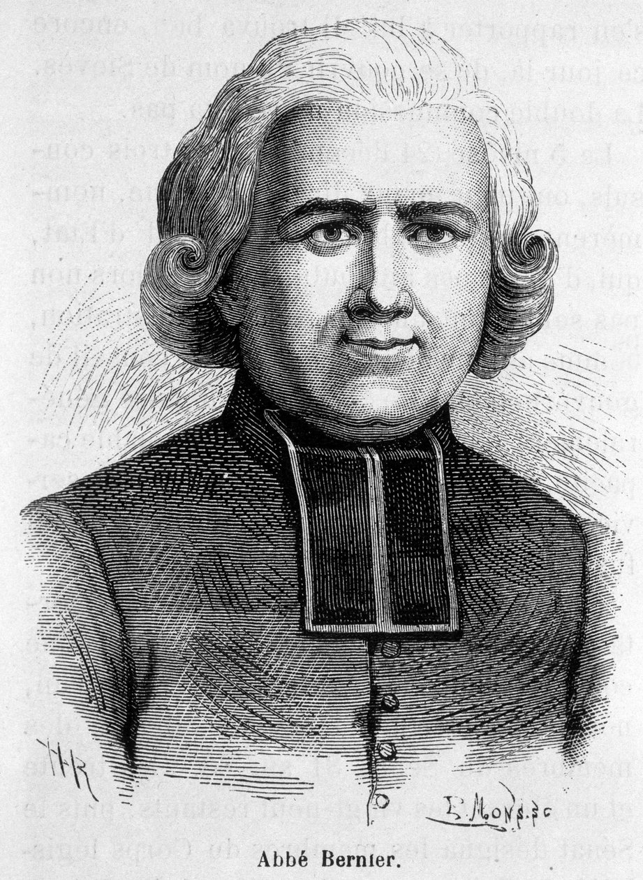 フランス大統領アベ・ベルニエ（1762-1806）の肖像 作： フランス語学校