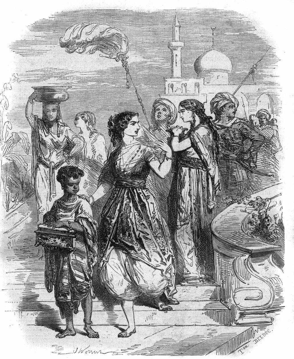 ビザンチン時代のゾエ・ラ・ポルフィロゲネテ（978-1050）の肖像 モーリス・ラシャトレ著「Histoire des Papes-King-Queen-and-Empereurs a travers les centuries」に掲載された版画。 作： フランス語学校