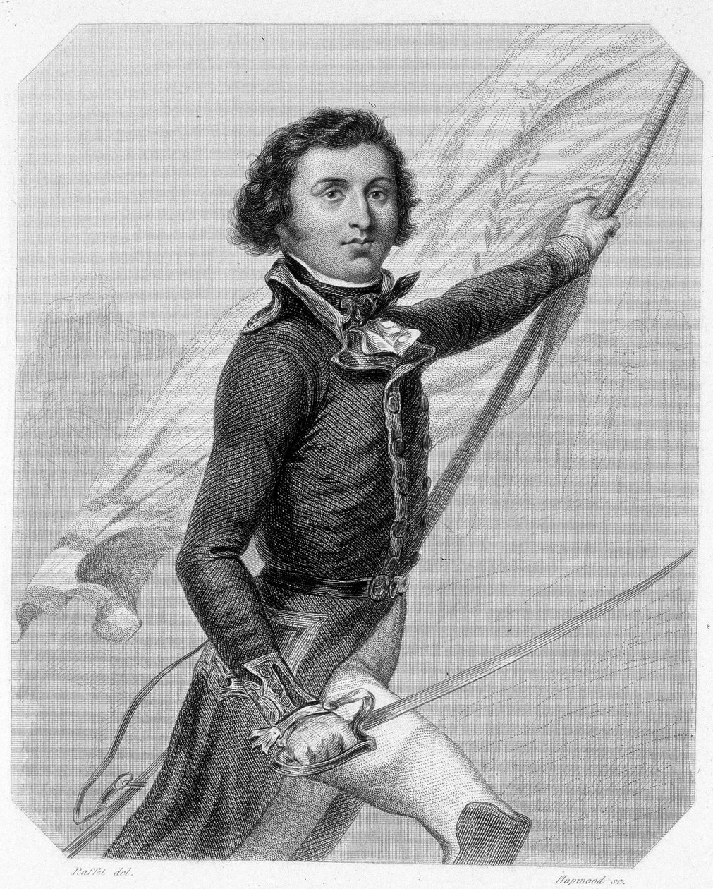 フランス王ルイ・フィリップ1世（1773-1850）となったシャルトルとオルレアンの公爵の肖像。L