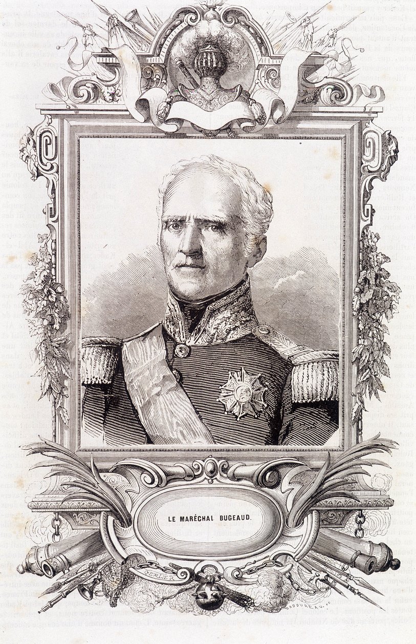フランス元帥トマ・ロベール・ブジョー（1784-1849）の肖像 作： フランス語学校