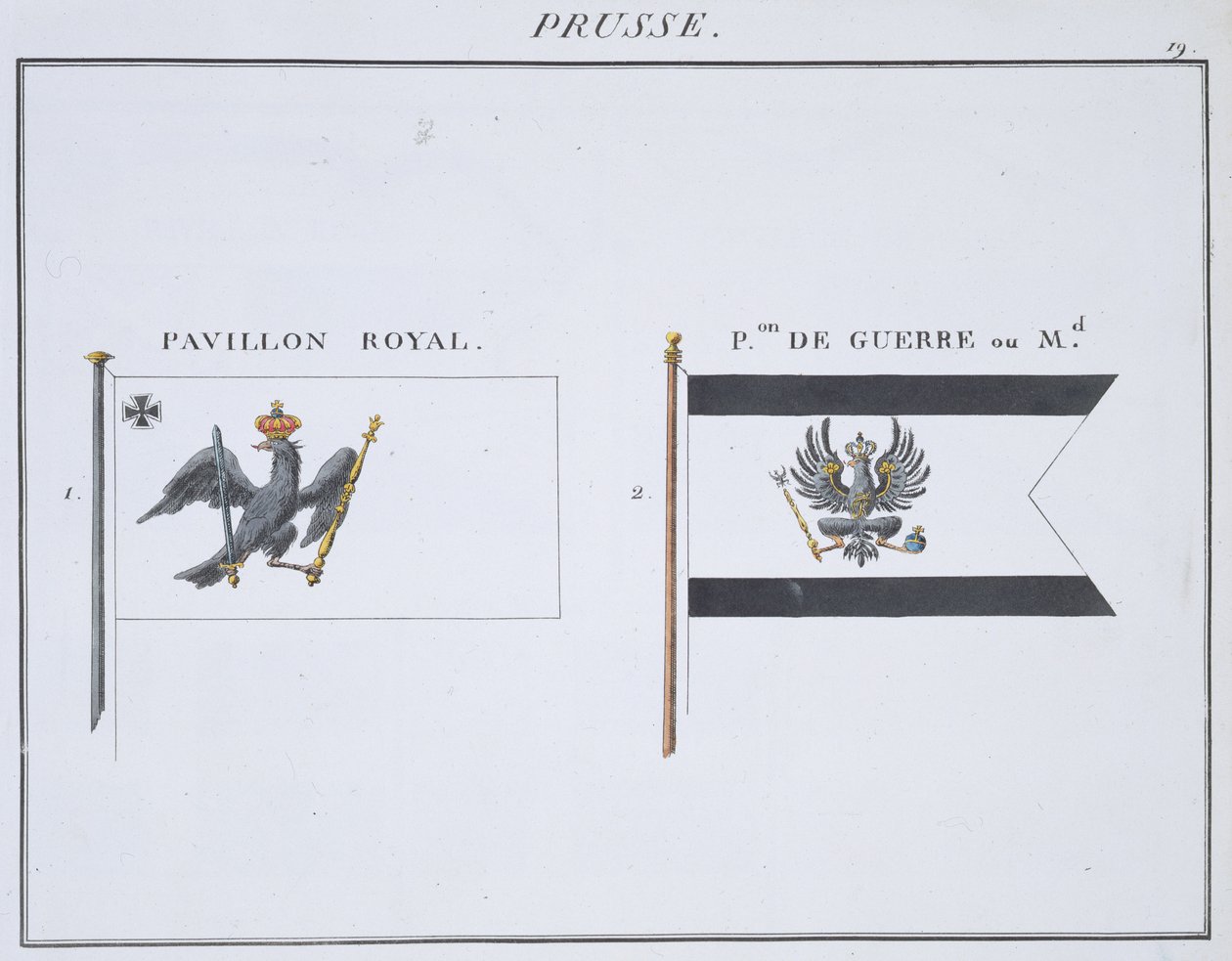 プロイセンの旗、1819年頃のフランスの旗の本 作： フランス語学校