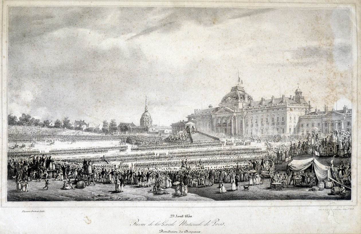Revue de la garde nationale de Paris（1830年4月29日付）。 作： フランス語学校