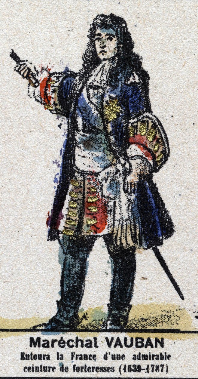 Sébastien Le Prestre de Vauban (1633-1707), フランスの牧童。"Galeriede Kings and Queens of France and illustrious characters from 1643 to 1895" Image of epinal. 作： フランス語学校