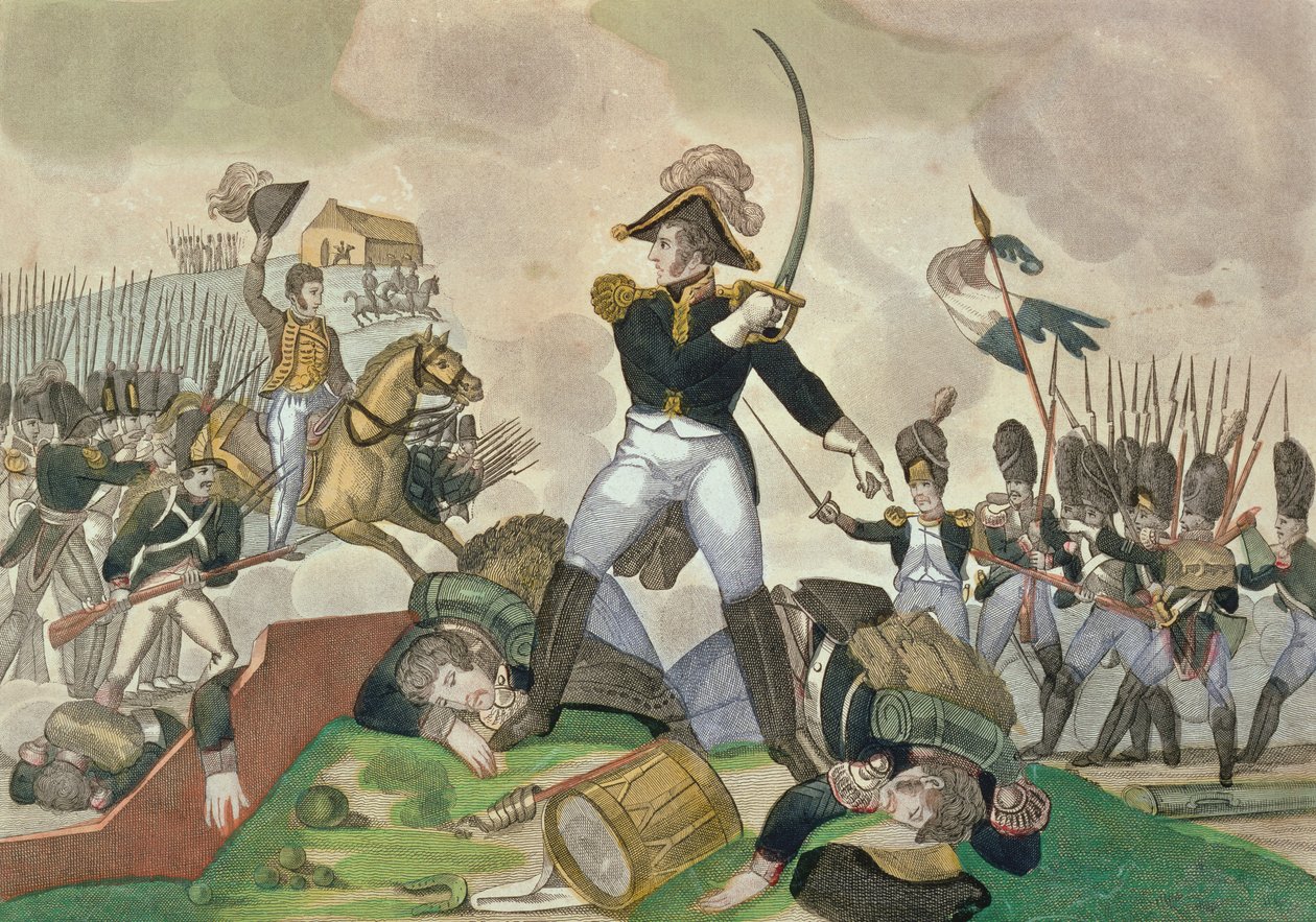 ウォータールーの戦い、1815年6月18日 作： フランス語学校