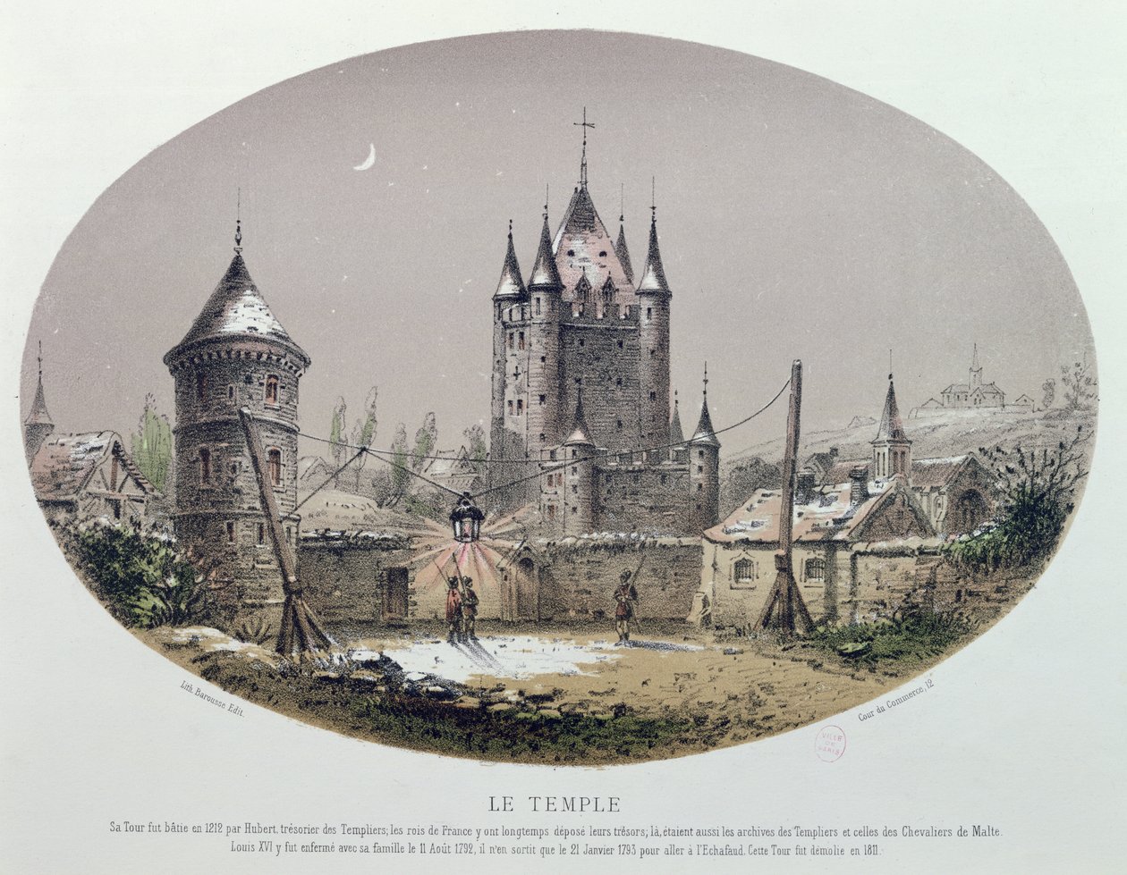 パリの寺院のドンジョン 作： フランス語学校
