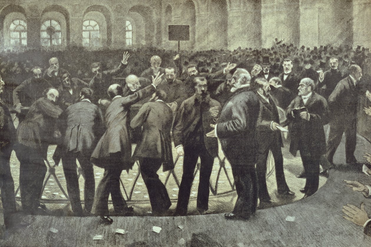パリブルスの有名なコルベイユ、1885年 作： フランス語学校