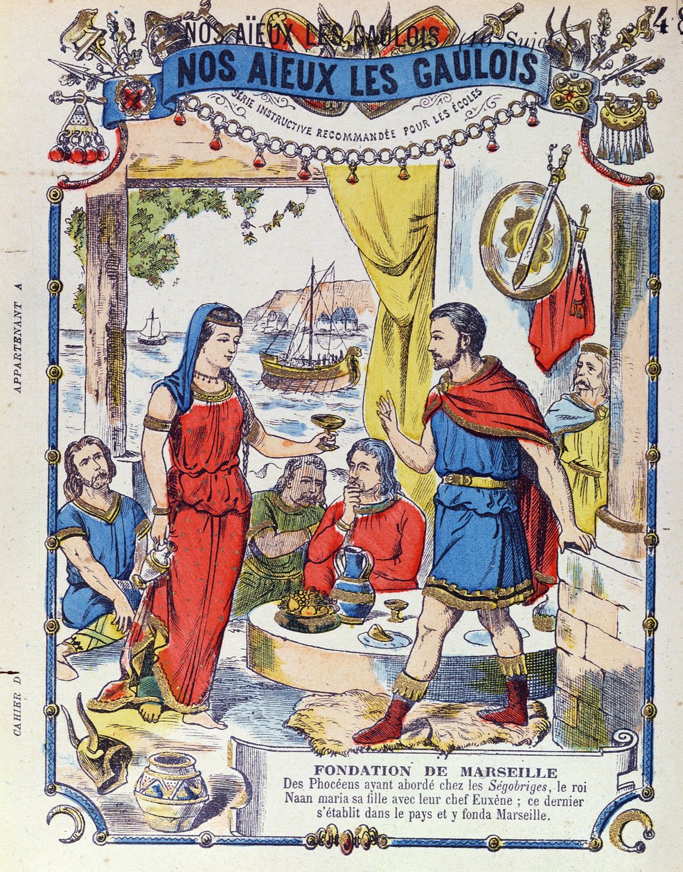 紀元前600年のマルセイユの創設、Nos Aieux les Gaulois 作： フランス語学校
