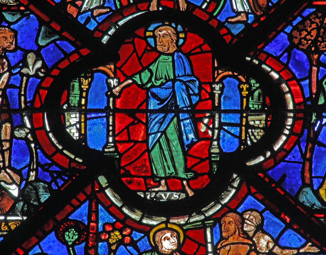善きサマリア人の窓：神は人類に対する宣告を行い、そして贖い（w44） 作： フランス語学校