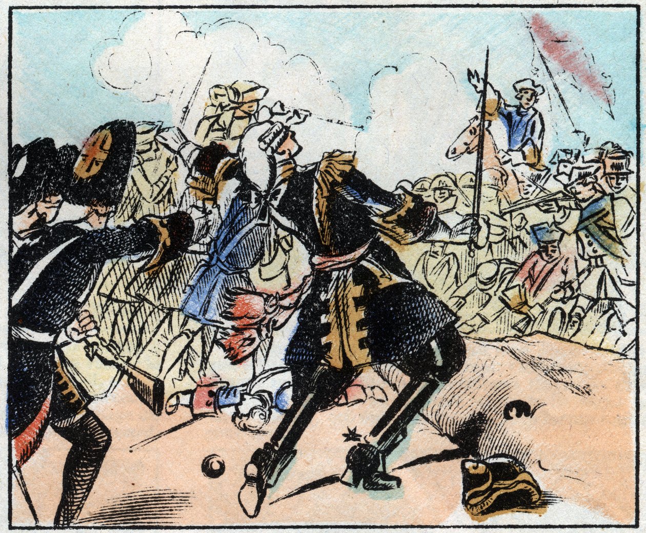モンカルム侯爵（Louis Joseph de Montcalm 作： フランス語学校