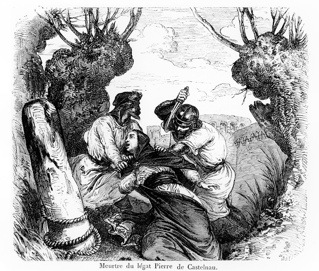 教皇使節団の殺人、ピエールドカステルナウ、1860〜80年 作： フランス語学校