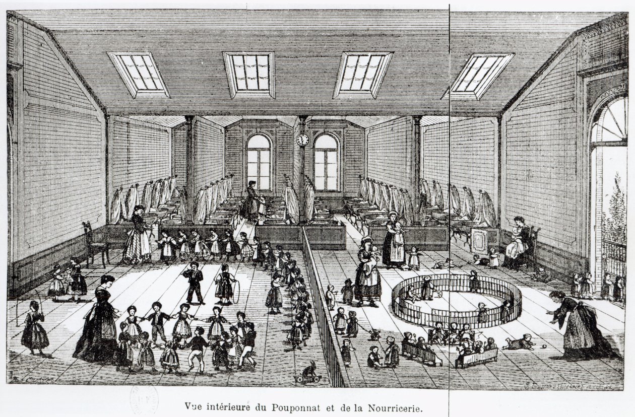 ギーズ家系の保育園、Solutions Sociales、Jean-Baptiste Andre Godin（1817-88）、パリ、1871年 作： フランス語学校