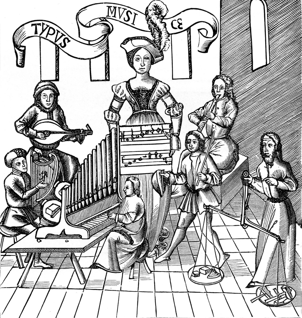 "Musiikin personifikaatio" 作： フランス語学校