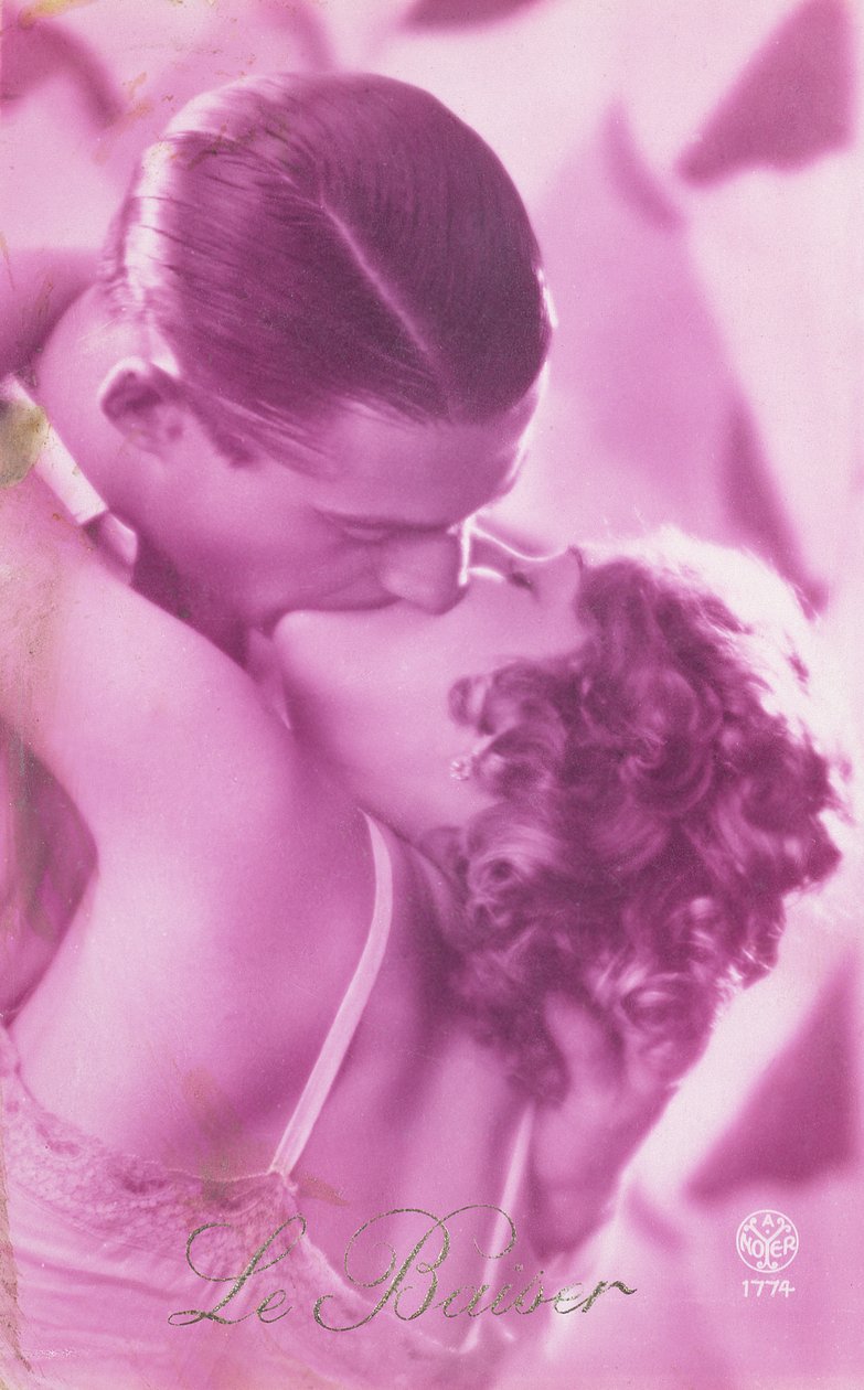 ピンクのキス、1930年頃 作： フランス語学校