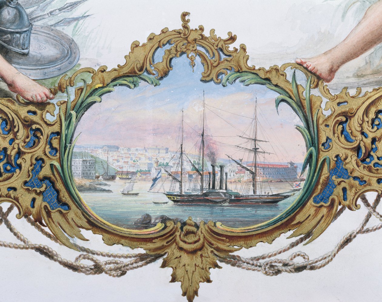 セバストポリ港、1854 作： フランス語学校
