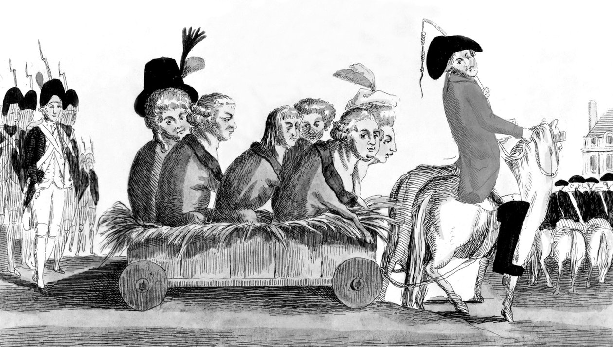 ヴァレンヌからの帰還、1791年6月21日 作： フランス語学校