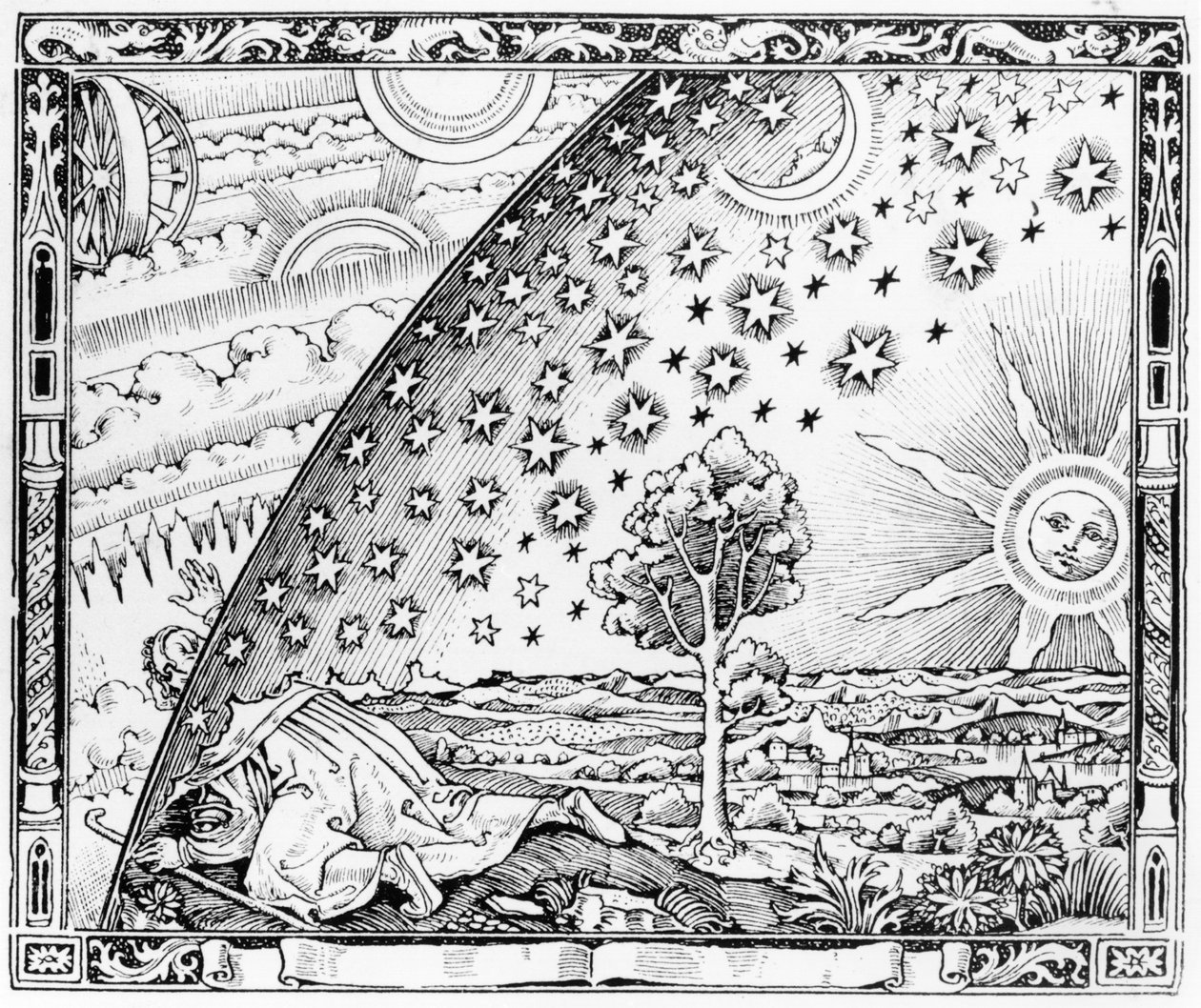 LAからの科学者Leaving the World、c.1520のスタイル、気象圏ポピュラー、パリ、1888年 作： フランス語学校