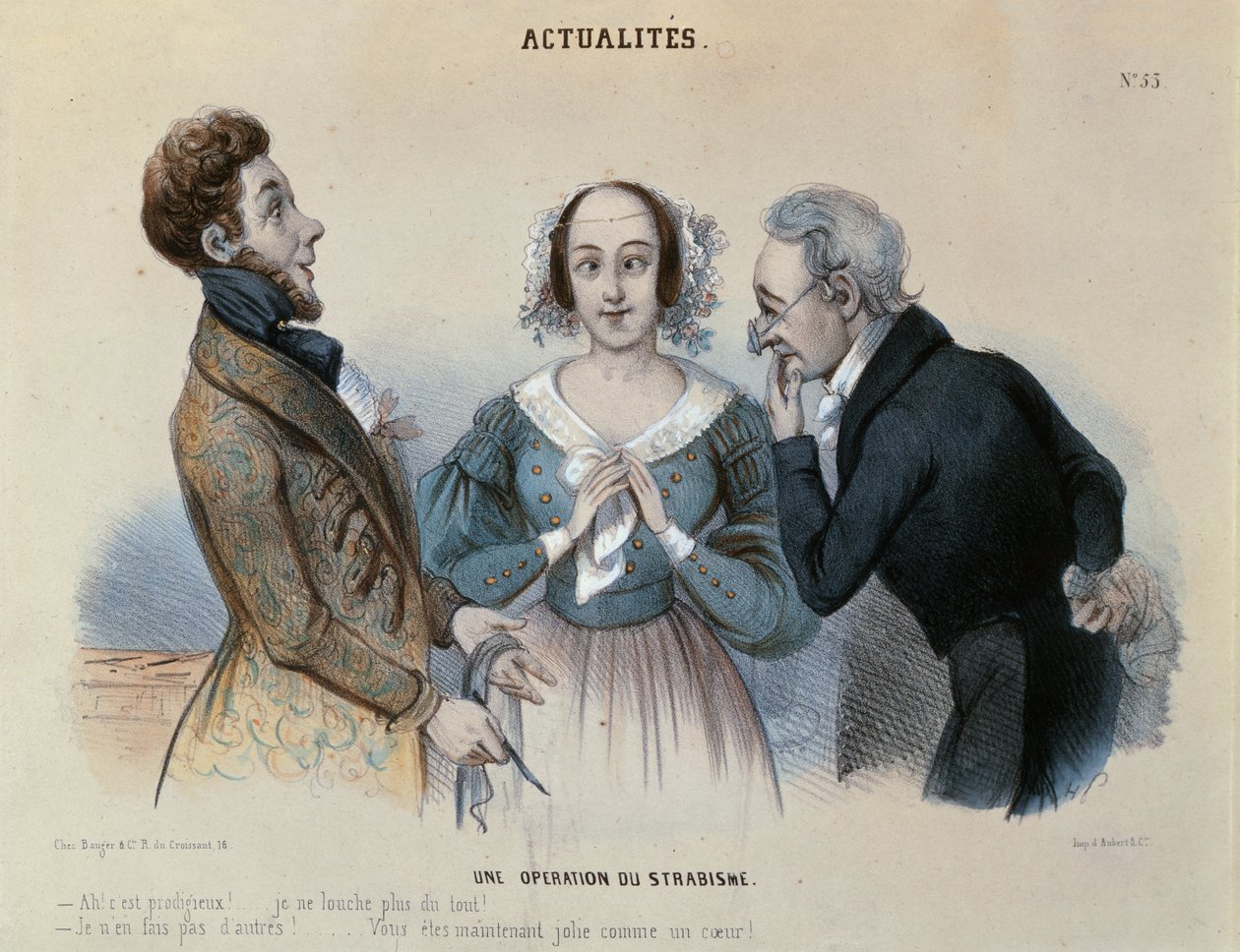 斜視作戦、1840年頃 作： フランス語学校