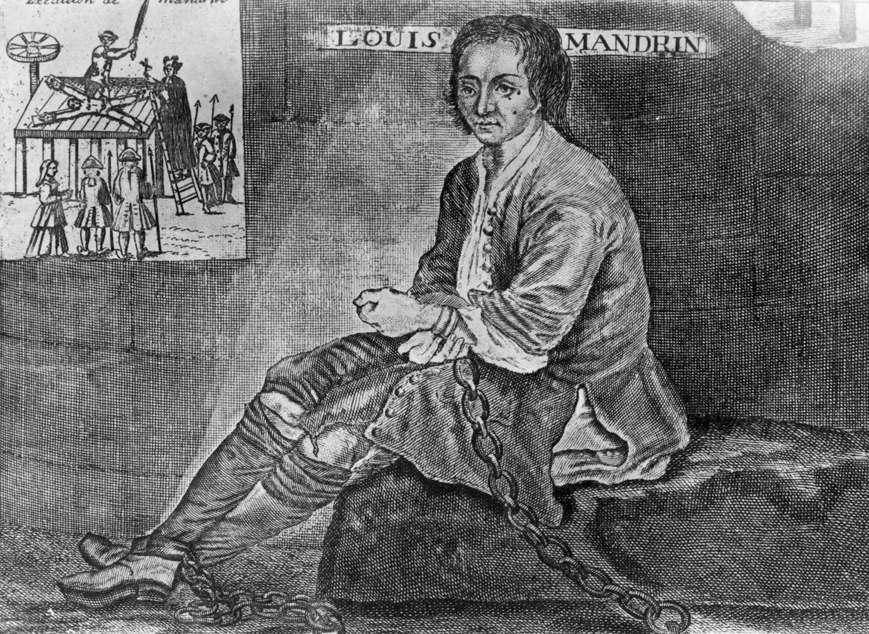 車輪の拷問とルイ・マンドリンの処刑（1724-55） 作： フランス語学校