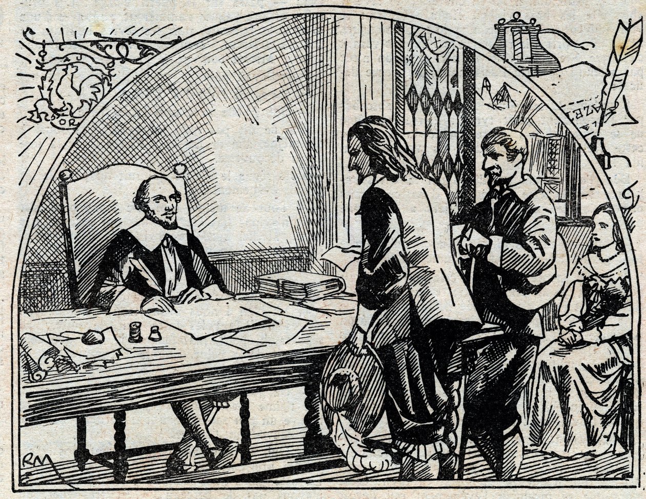 Theophraste Renaudot（1586-1653）は、フランスの医師でありジャーナリストであり、『Gazette de France』の創刊者である。1930年の匿名の彫刻。 作： フランス語学校