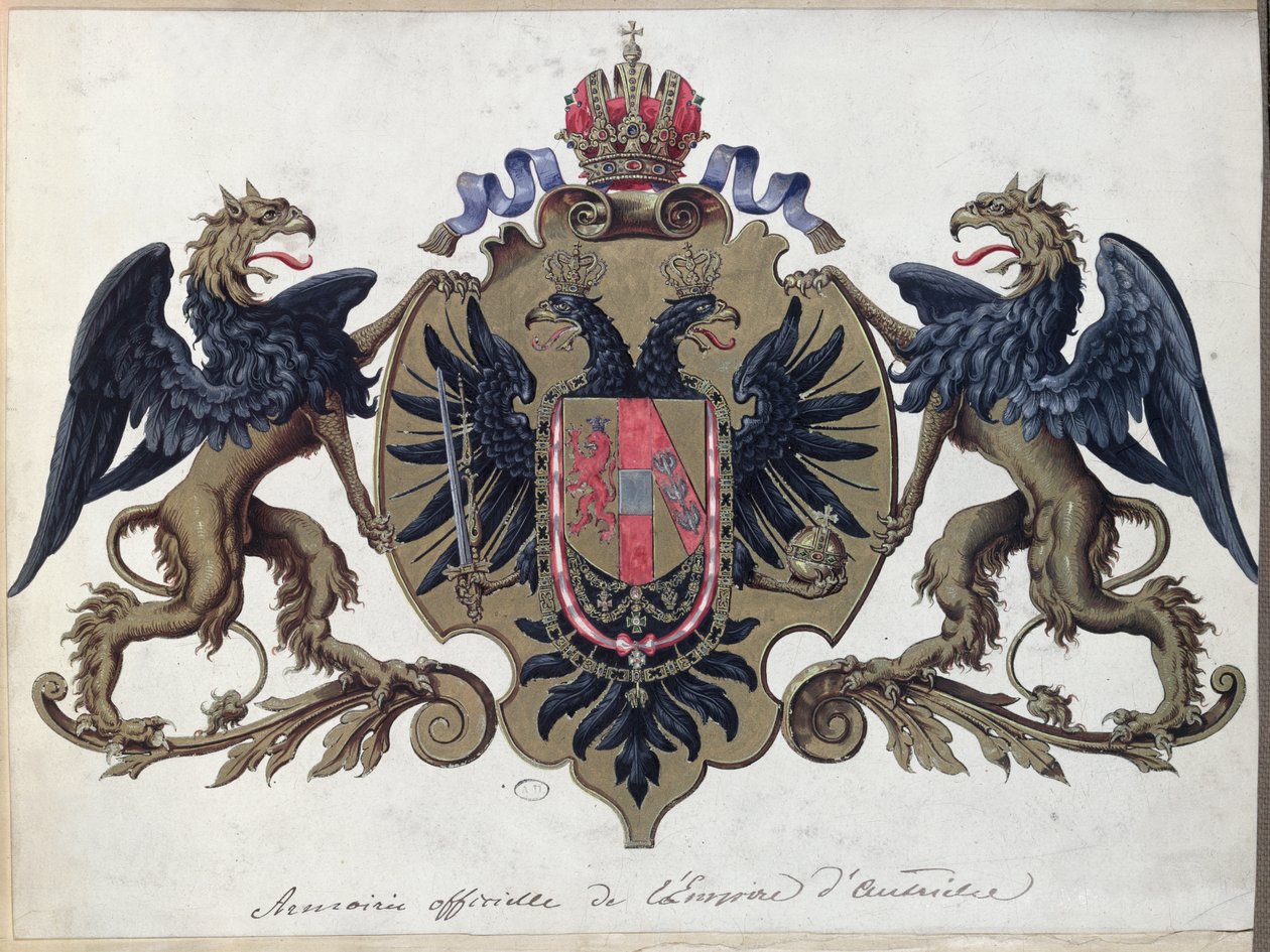 1867年以前のオーストリア帝国の国章 作： フランス語学校