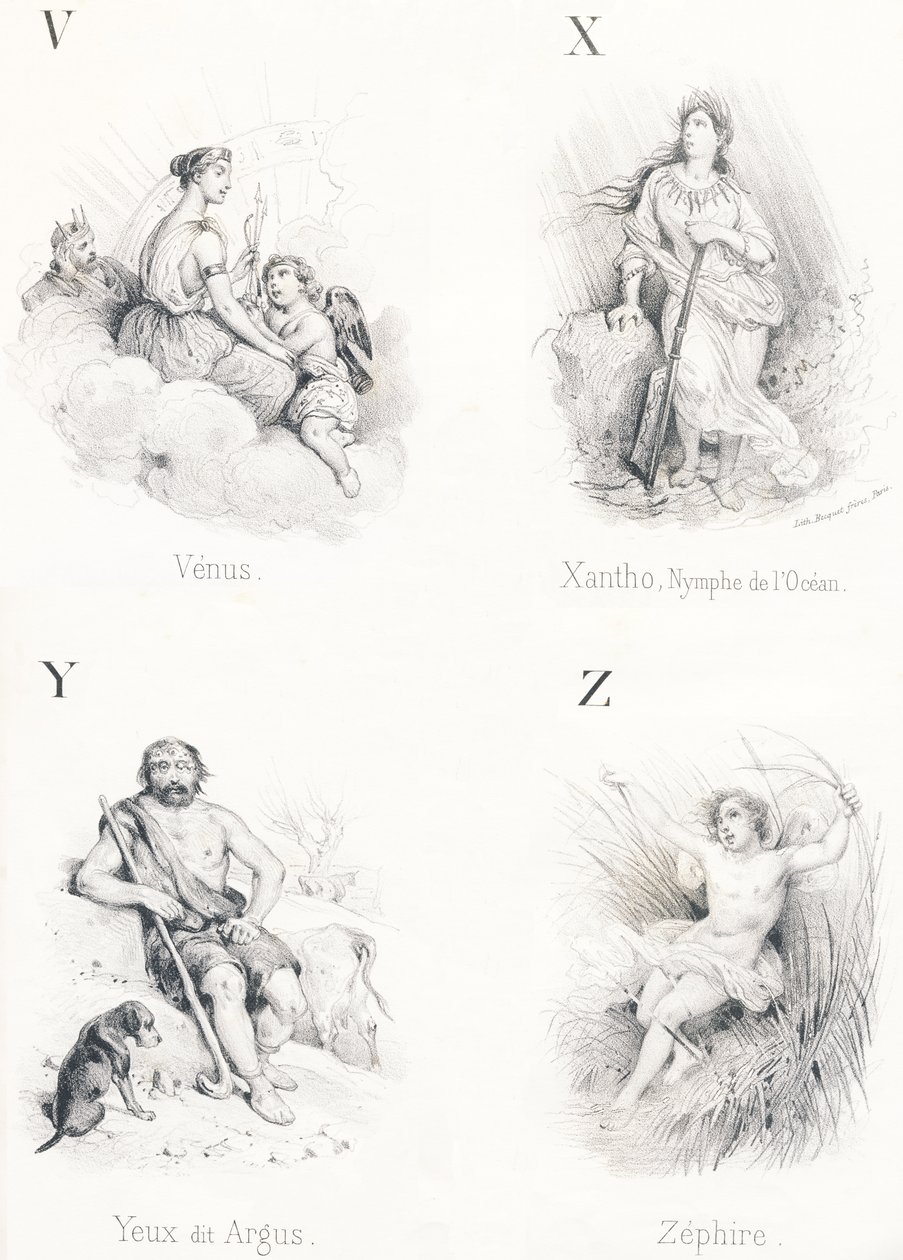 VXYZ：Venus、Xantho、Eyes、Zephire 作： フランス語学校