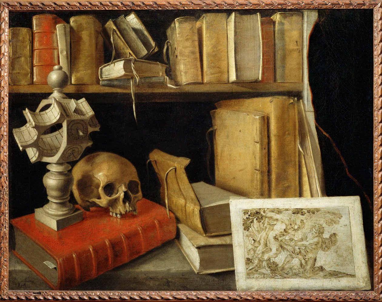 Vanitas au cadran solaire - 日時計とヴァニタス... 作： フランス語学校