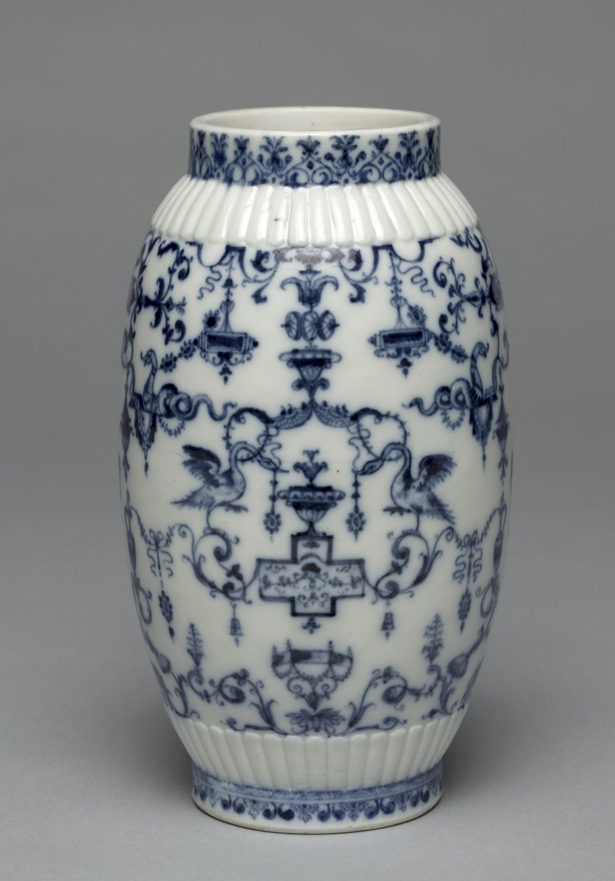 花瓶、Saint Cloud Porcelain Factory、c.1695-1700 作： フランス語学校