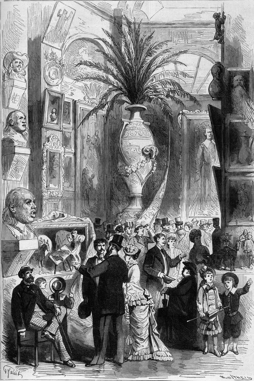 1881年にミラノで開催された美術展のパロディである「L