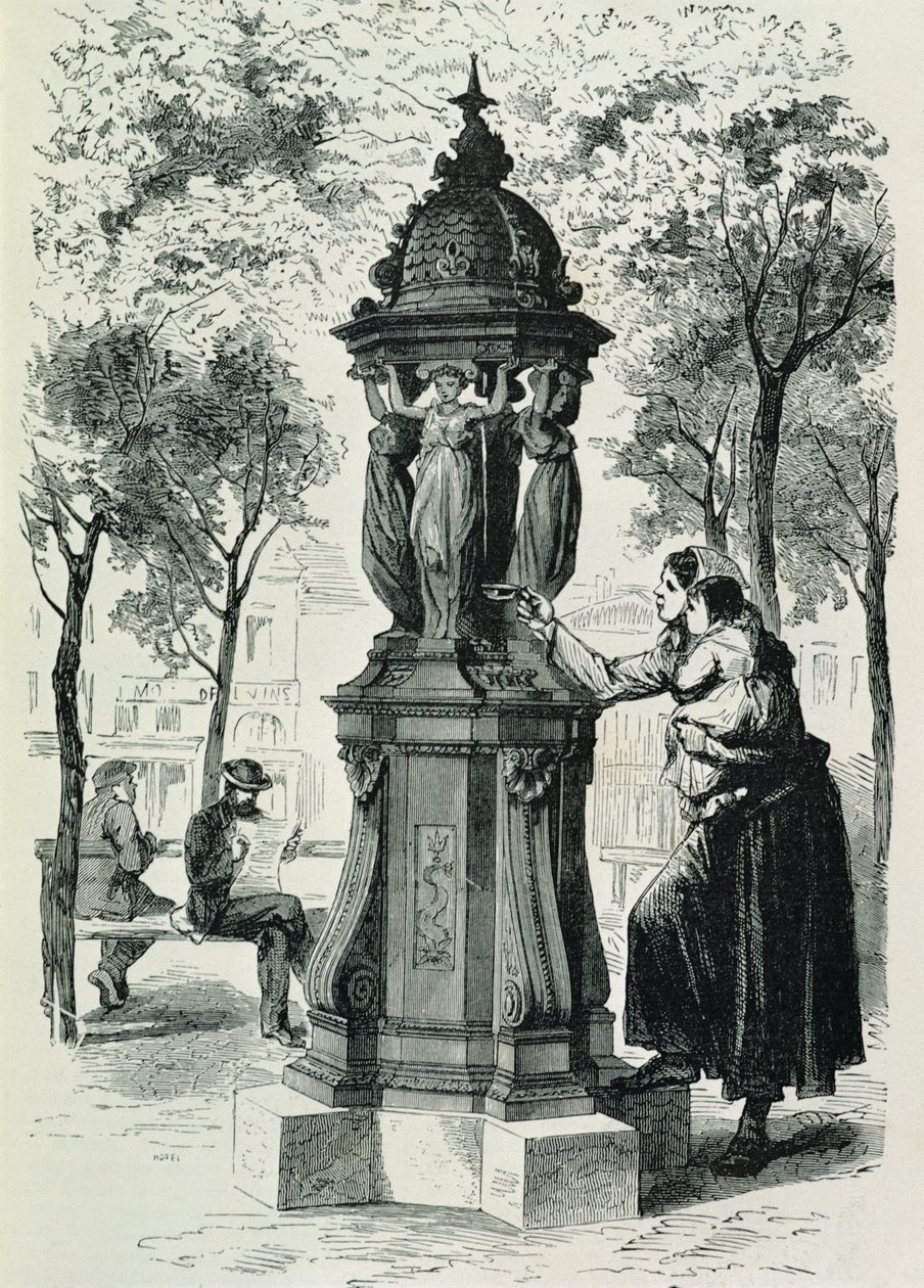 ウォレスの噴水、1872年 作： フランス語学校