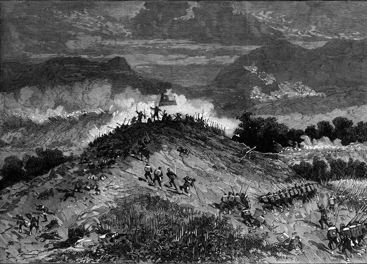 ペルーとボリビア、チリとの間の太平洋戦争（1879-1884） - ロサンゼルスの戦い - 3月22日 作： フランス語学校