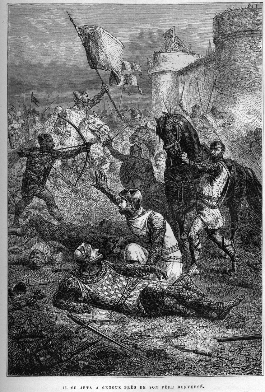 ウィリアム1世は、フランスでの戦闘中に息子のロベールに負傷しました。1076-ロベール2世の反乱 作： フランス語学校