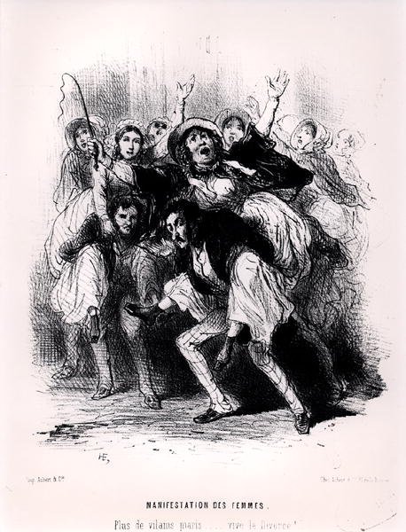 デモをする女性たち 作： フランス語学校