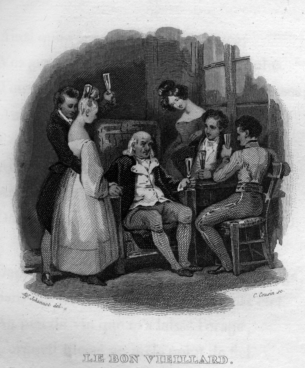 le bon vieillard フランスの詩人・作詞家であるPierre Jean de Beranger（1780-1857）の『Oeuvres completes』（1834年）に収録されているChanson de Beranger。 作： フランス語学校