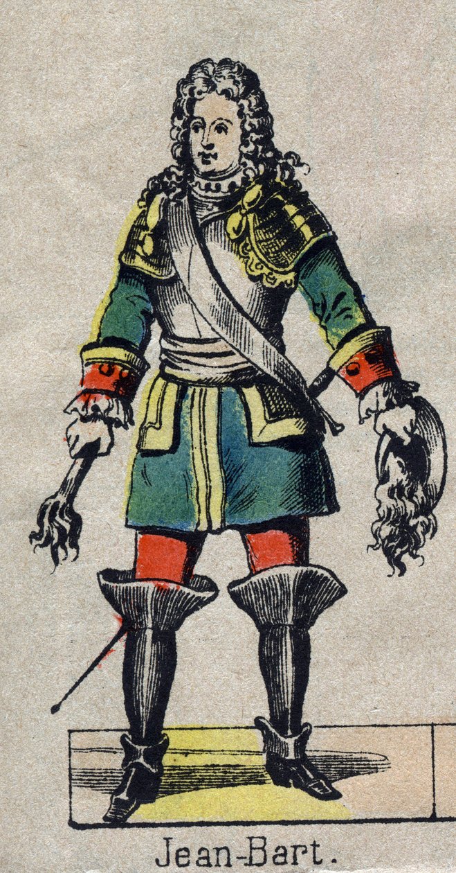 ジャン・バルト（1650-1702）の肖像。19世紀末のエピナルの画像。 作： フランス語学校