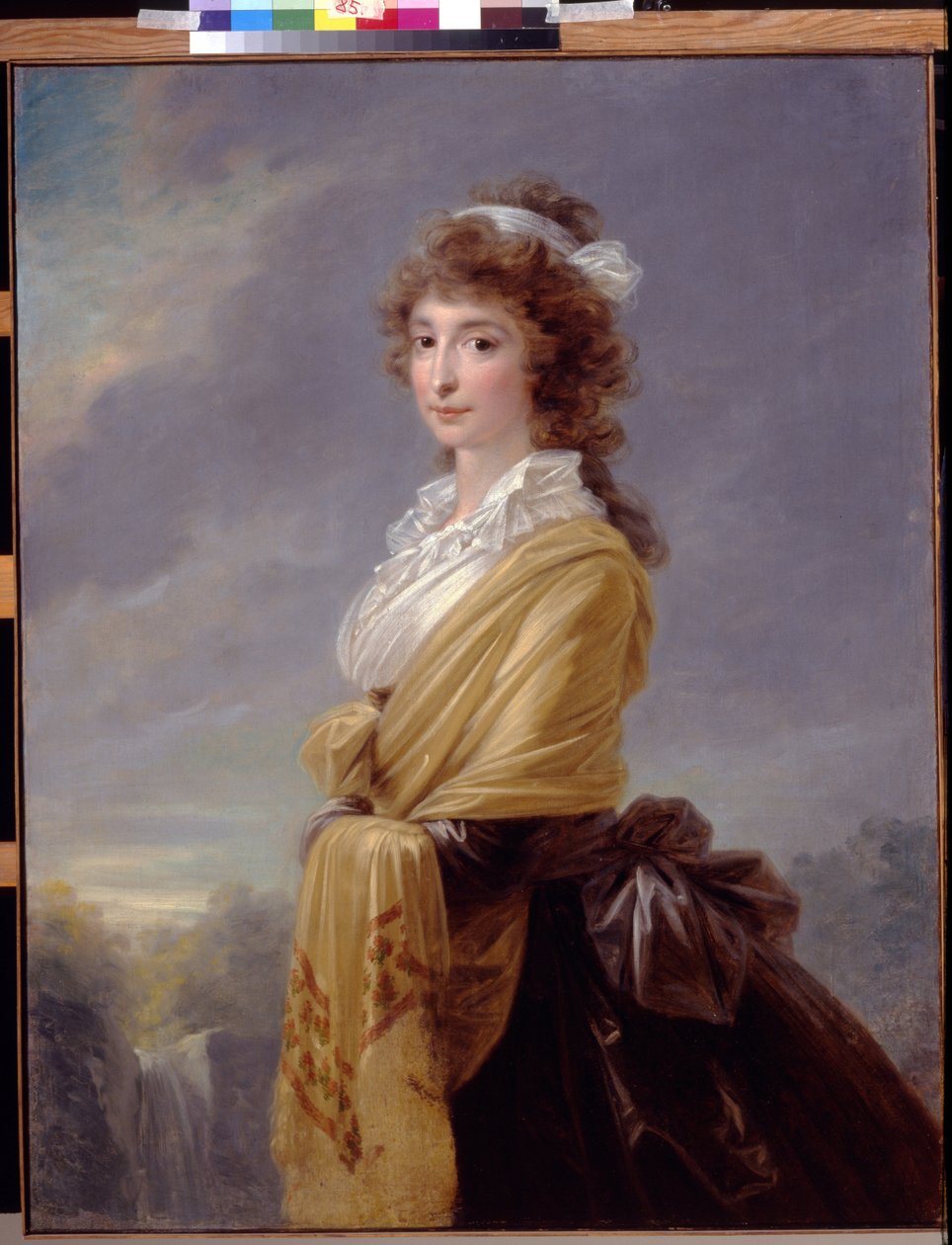 Comtesse Elisabeth von Thun Hohenstein (1764-1806) の肖像 - Heinrich Friedrich Fueger (1751-1818) 作、huile sur toile 作： フリードリッヒ・ハインリッヒ・フーガー