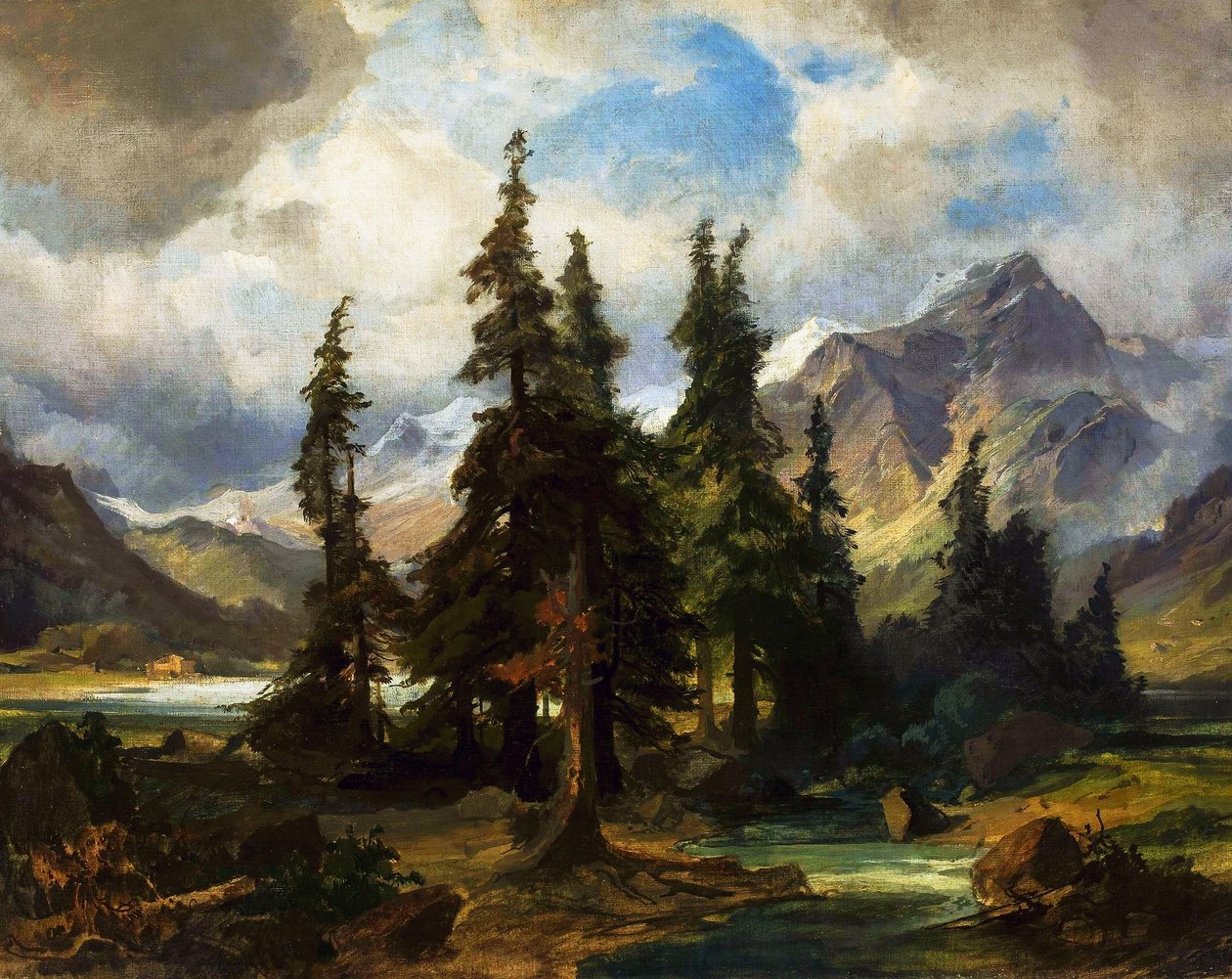 ノルウェーの風景。 作： フリードリッヒ・プレラー・ザ・エルダー