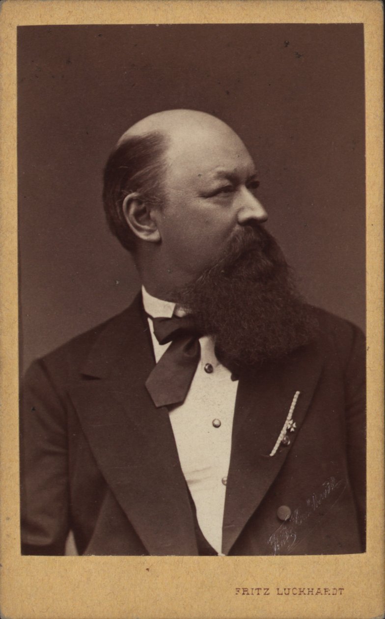 作曲家フランツ・フォン・スッペの肖像 1819-1895年、c. 1880年。 作： フリッツ・ルックハルト
