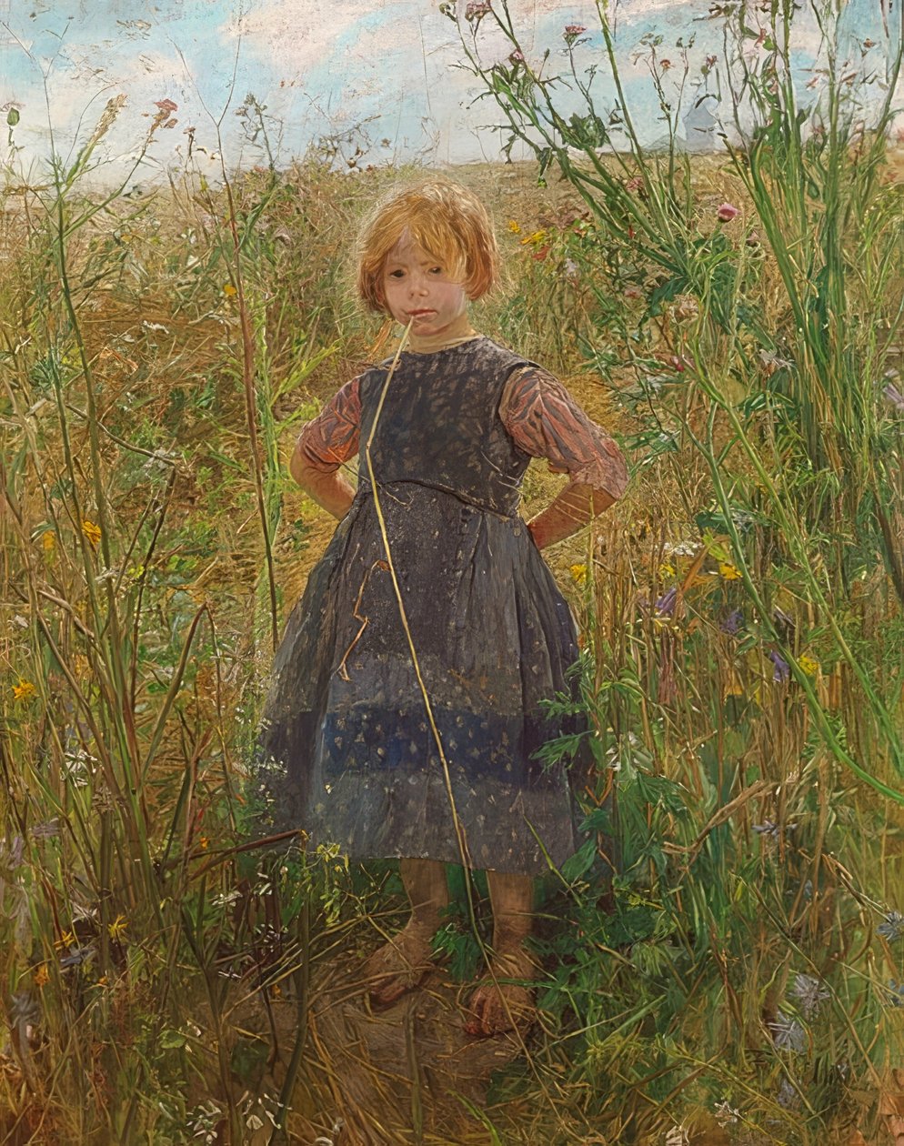 異教の王女。 1889 作： フリッツ・フォン・ウーデ