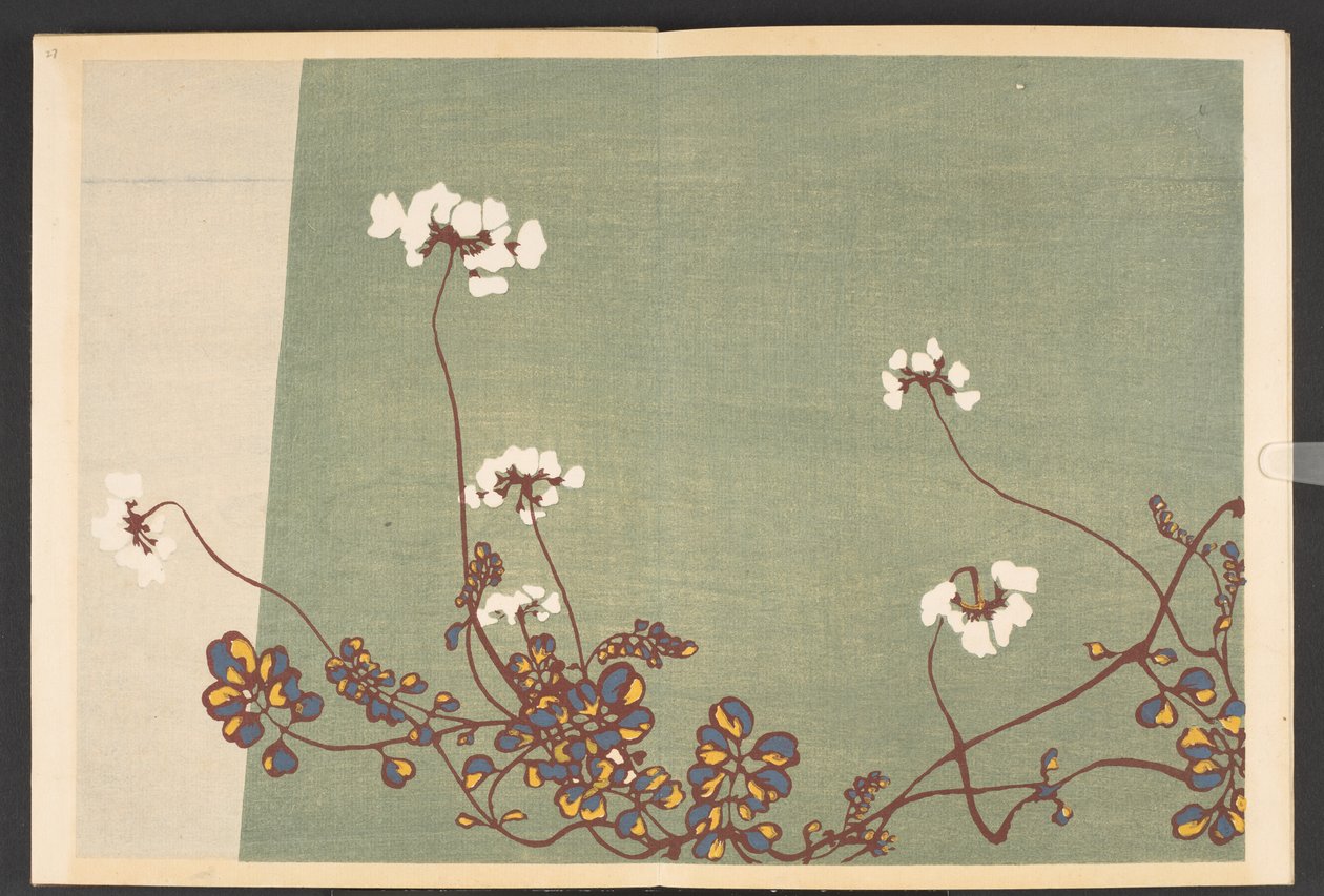 写生草花模様 生命の草花文様 作： 古谷紅麟