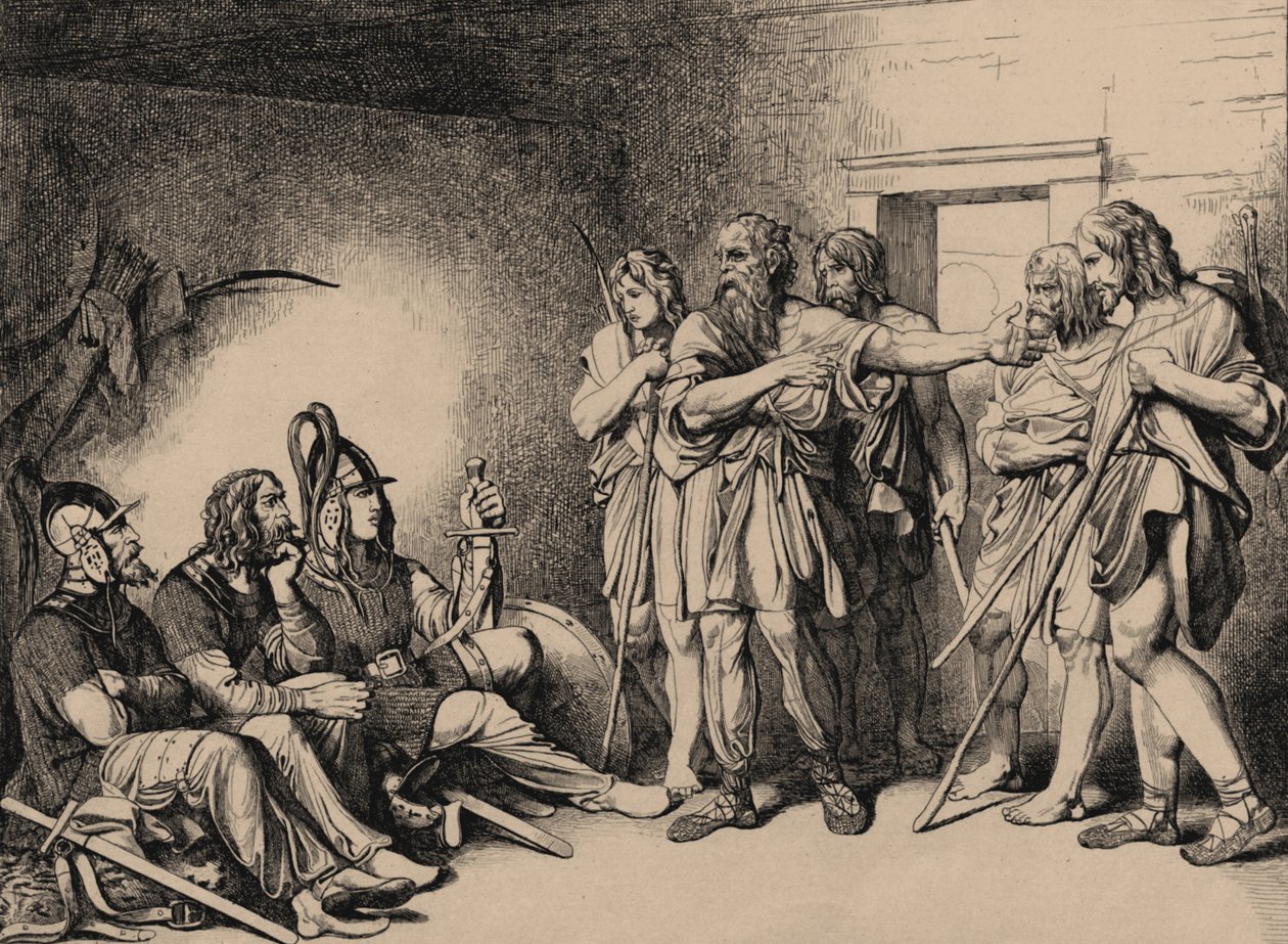 1839年のヴァランジアンの招待 作： フョードル・アントノヴィッチ・ブルーニ
