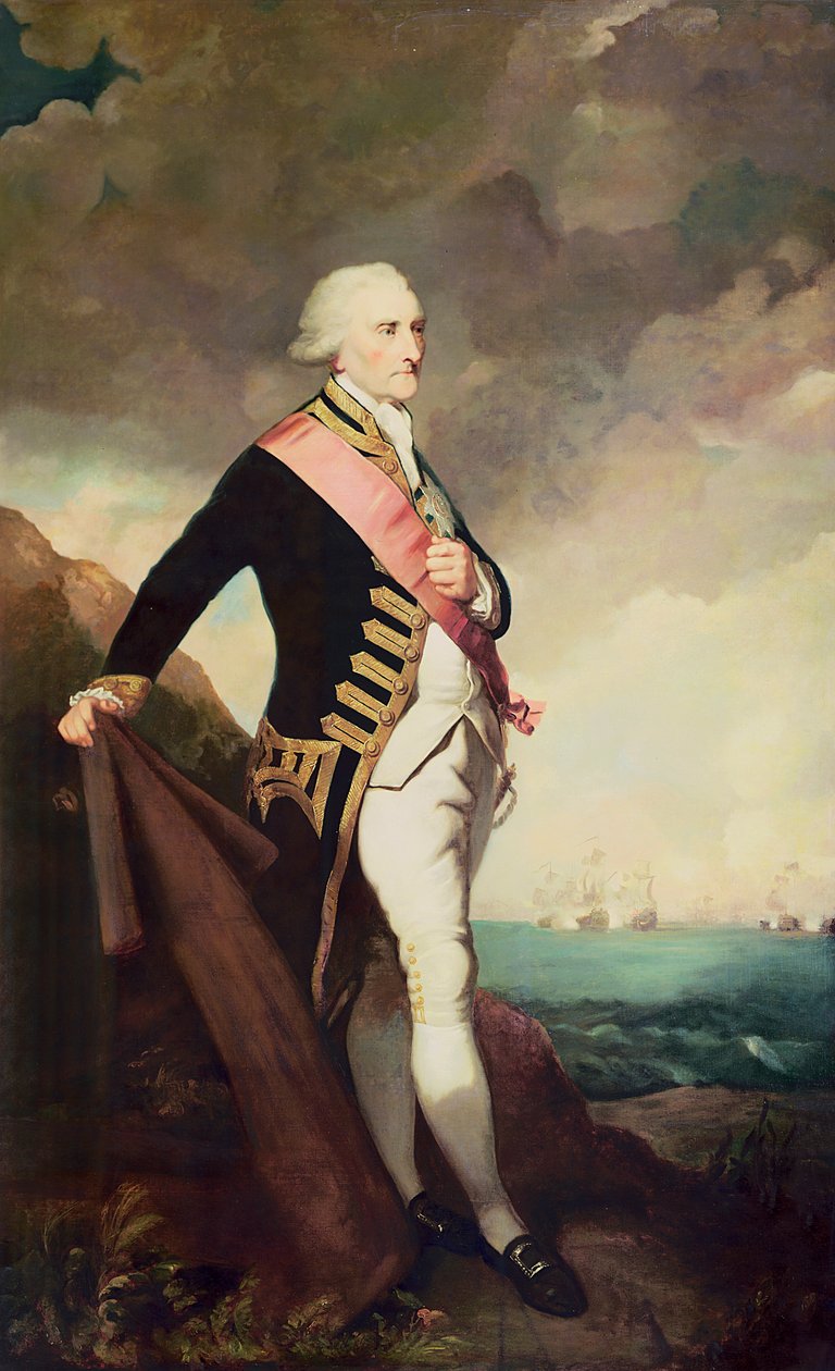 ロドニー海軍大将（1719-1792） 作： GGブロック